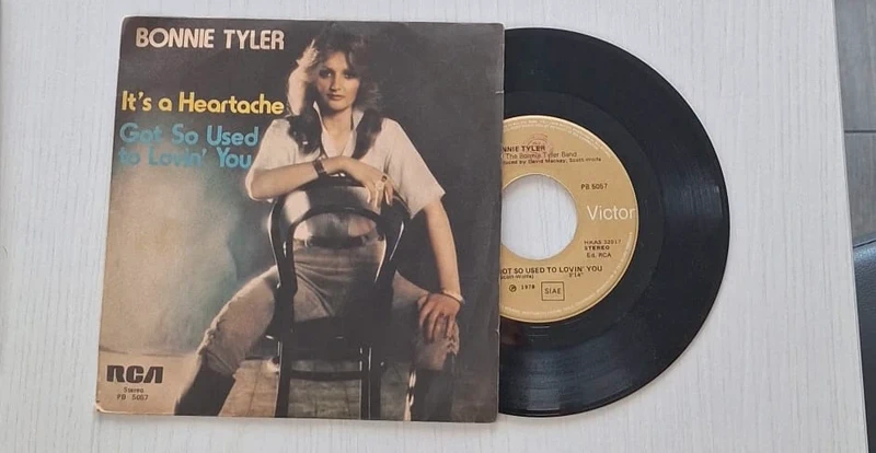 Vinile 45 giri Bonnie Tyler - It's a Heartache / Got So Used to Lovin' You
