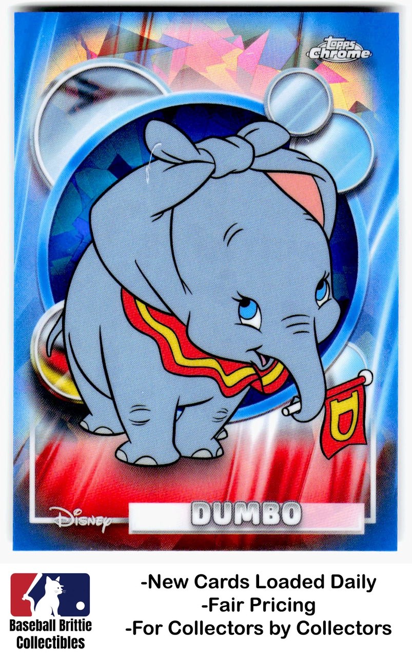 2026 Topps Chrome Disney Edizione Zaffiro #85 Dumbo