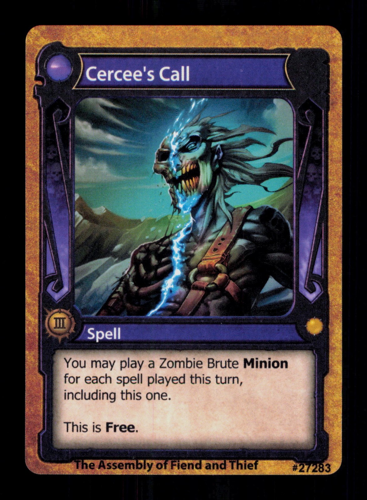 Cercee's Call Yellow Solforge Fusion Spell Trading Card TC