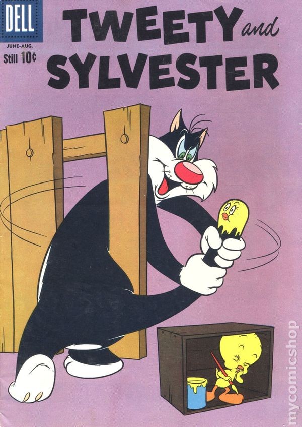 Tweety and Sylvester #29 VG 1960 Stock Image Low Grade