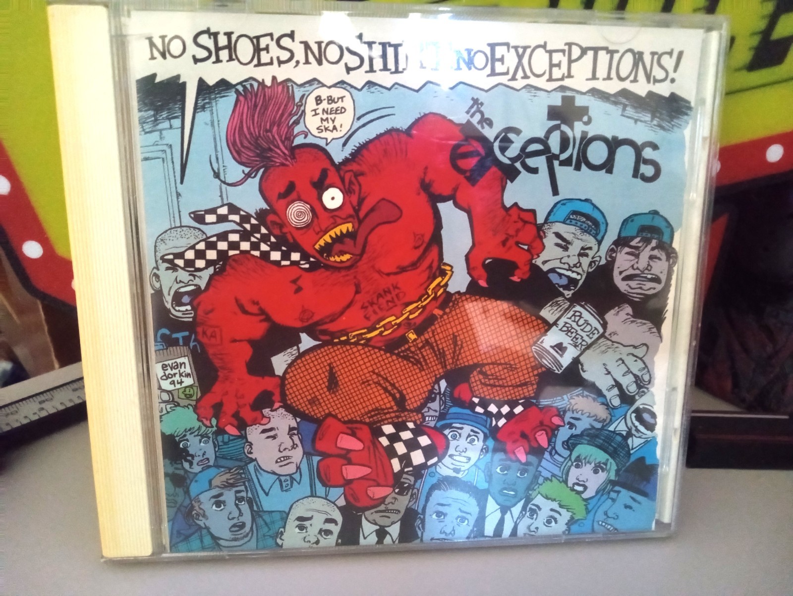 THE EXCEPTIONS  No Shoes No Shirt No Exceptions CD Icon 1994