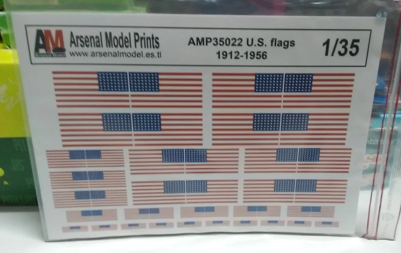 Banderas USA para carros de combate 1/35, 1/56, 1/72