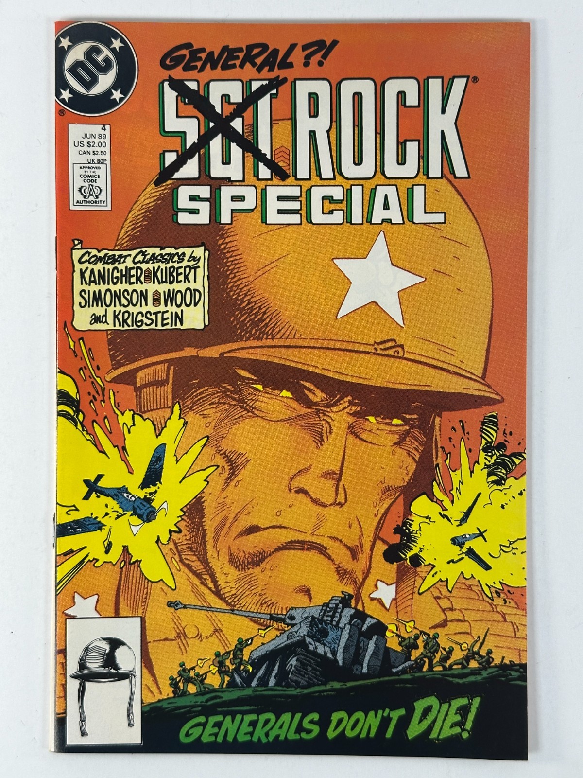Sgt. Rock Special #4 DC Comics 1989 Joe Kubert Kanigher fumetto di guerra