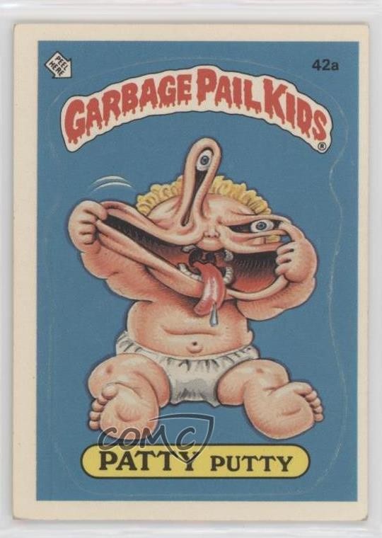 1985 Topps Garbage Pail Kids Series 2 Patty Putty (Two Star Back) #42a 0xq0