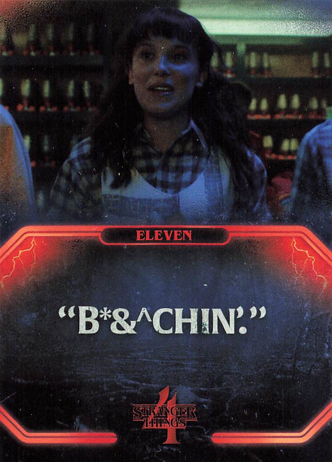 2023 Zerocool Stranger Things Season 4 Eleven B& Chin #Q-6
