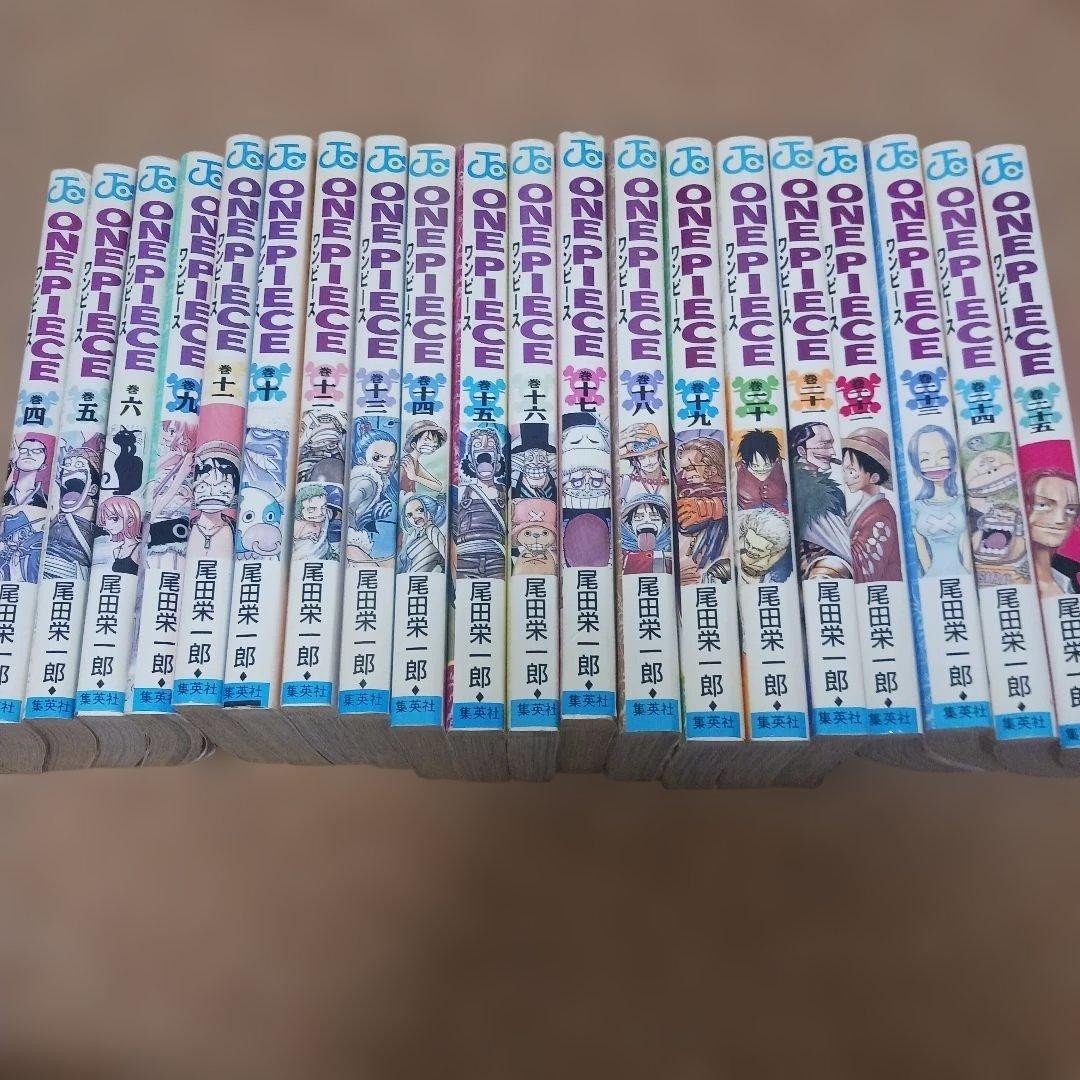 ONE PIECE volumi da 4 a 6 e da 9 a 25 20 libri prime edizioni
