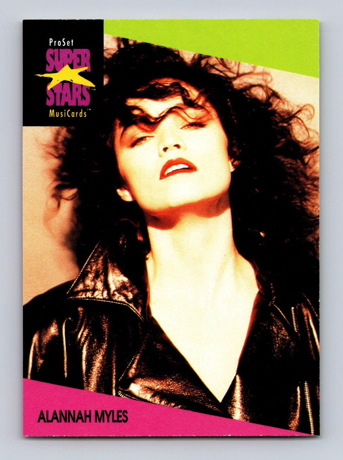 1991 Pro Set SuperStars MusiCards #80 Alannah Myles