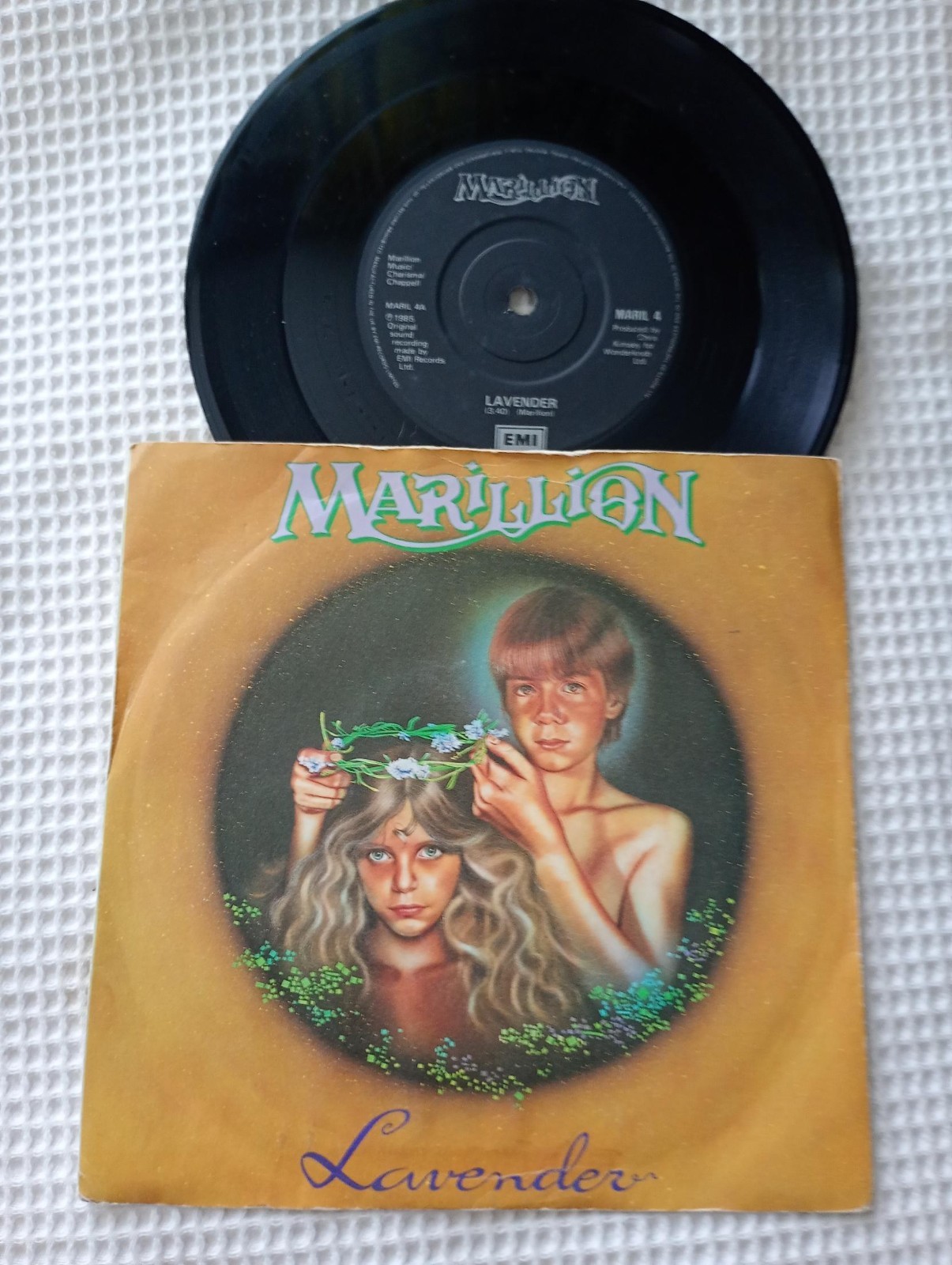 Marillion ~ Lavender / Freaks EMI UK 1985 7" Vinyl Rock