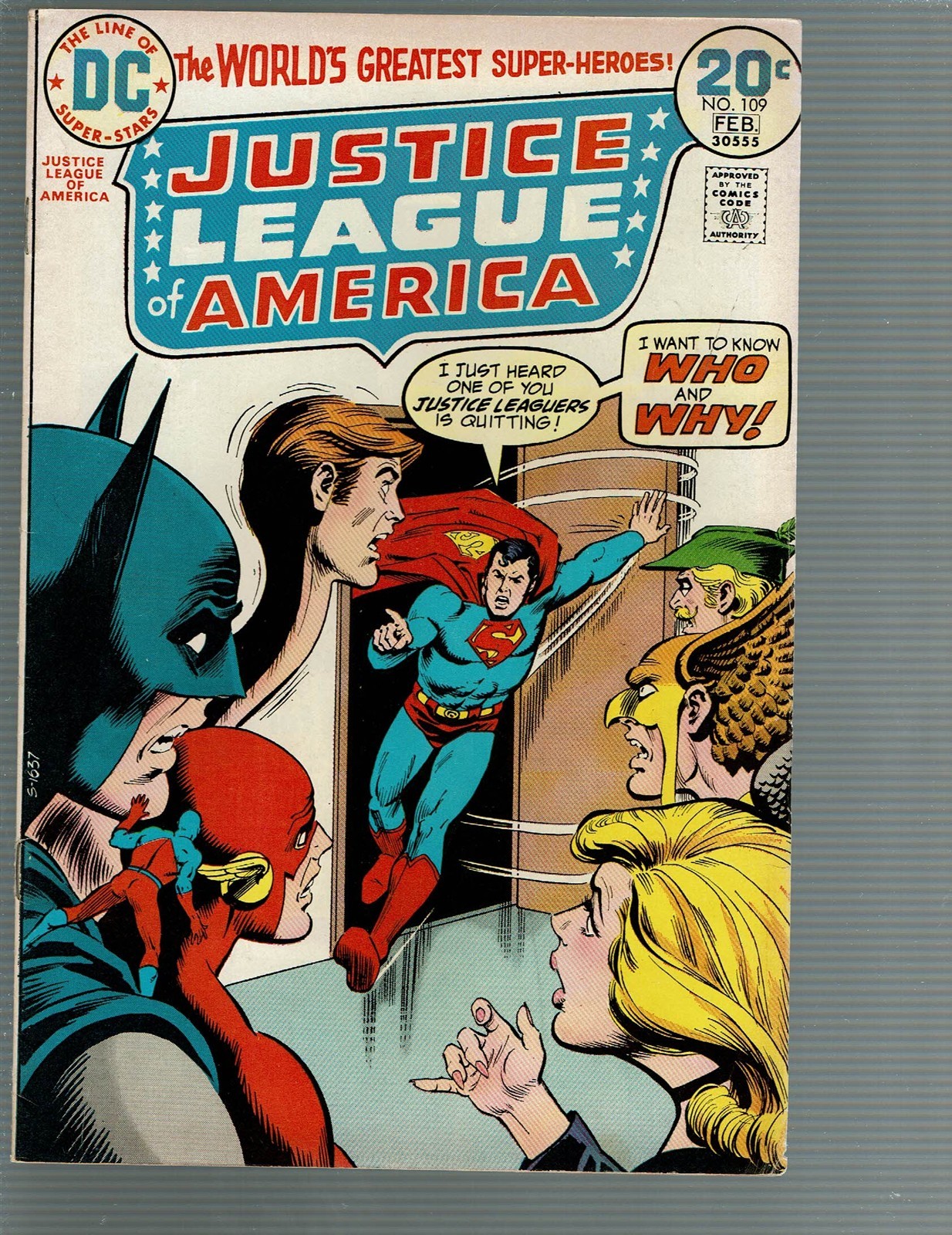 Justice League of America 109 Attacchi Eclipso Hawman si dimette VF-