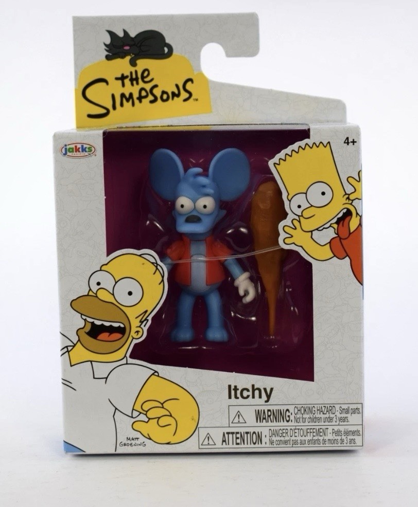 I Simpson Itchy Bob Jakks Figura 2,5"