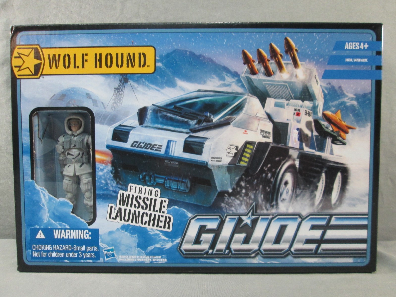 GI Joe WOLF HOUND con tuta bianca di Cobra Arctic Threat 2010