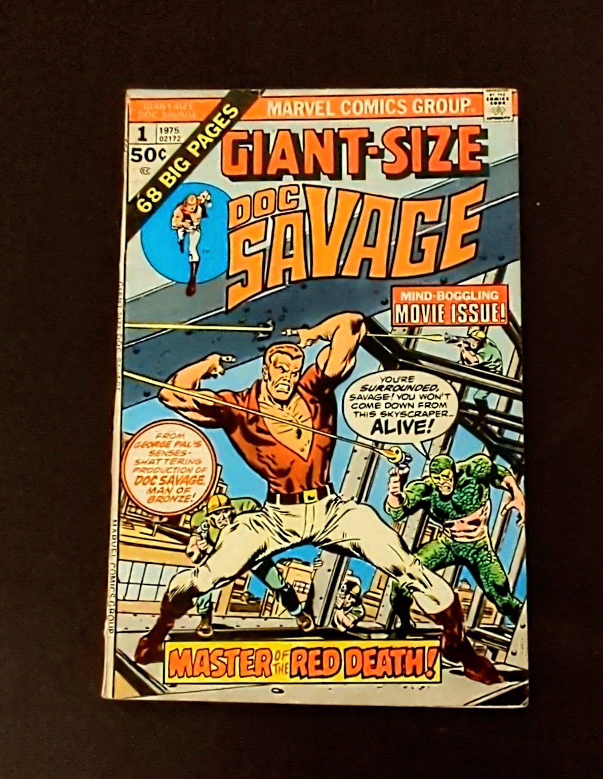 Doc Savage #1 taglia gigante - ristampe dei numeri 1 e 2 - Marvel Comics
