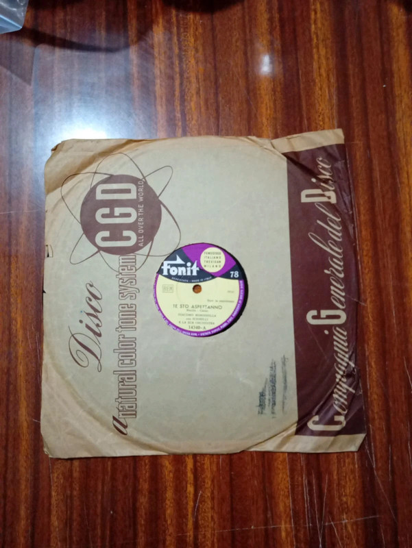 Vinile 78 giri Giacomo Rondinella