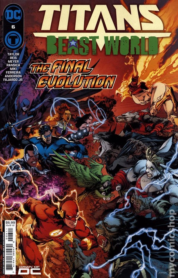 Titans Beast World #6A VF 2024 Immagine Stock