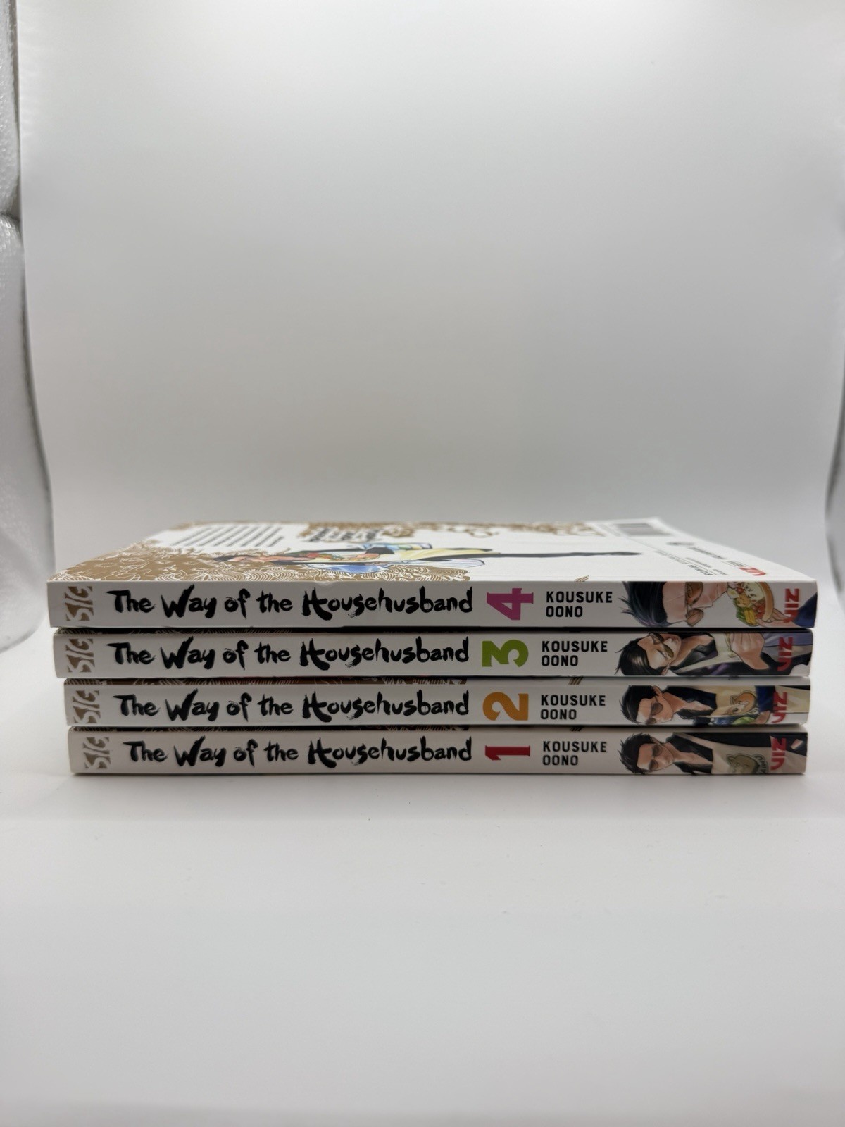 The Way Of The House Husband Volume 1-4 Kousuke Oono Manga Libro Inglese Lotto di 4