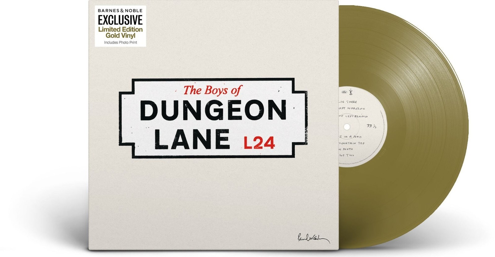 Paul McCartney - The Boys of Dungeon Lane LP Gold Vinyl + Photo NEW RELEASE