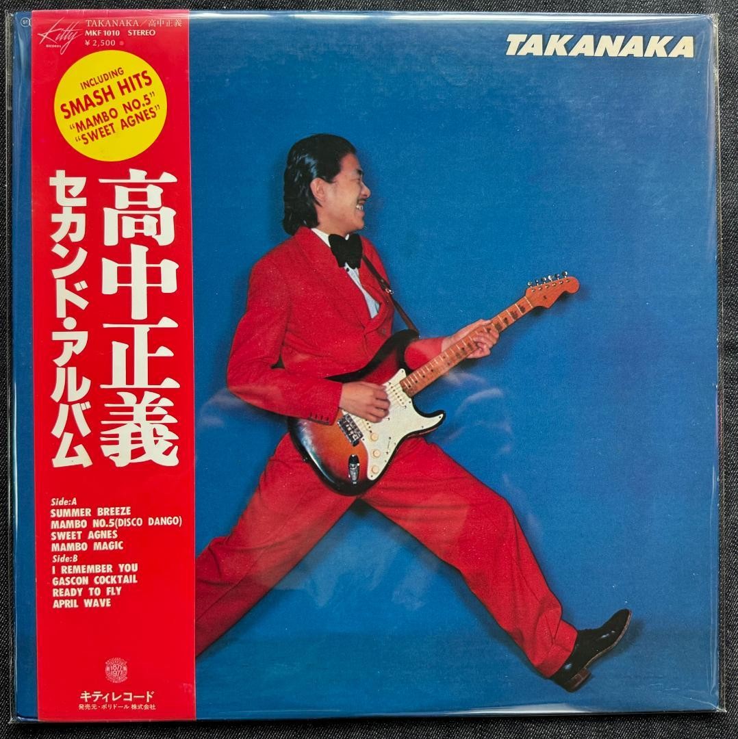 Masayoshi Takanaka – Takanaka , Kitty MKF1010 vinyl LP 1977 OBI