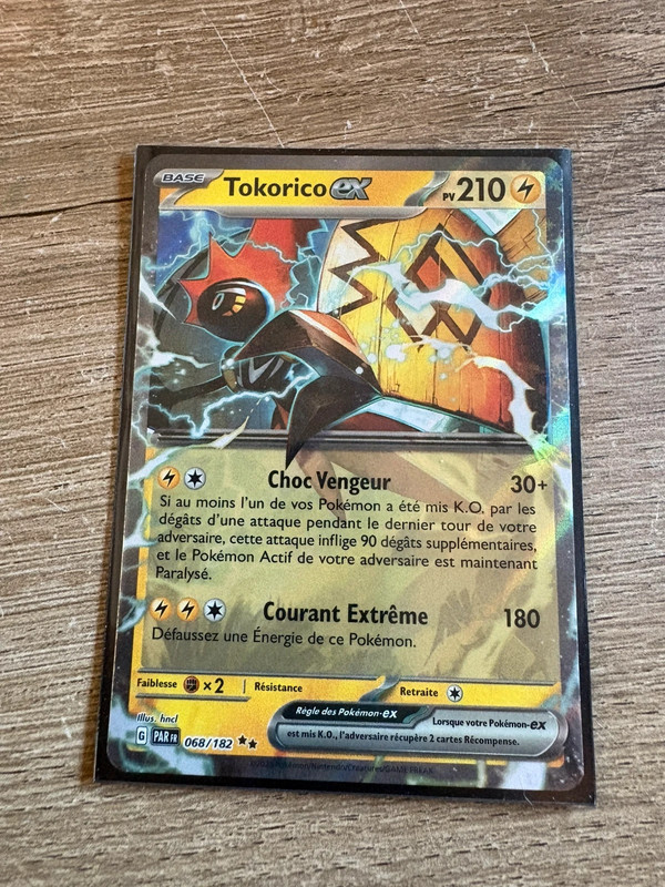 Carte Pokémon Tokorico ex 068/182 PAR