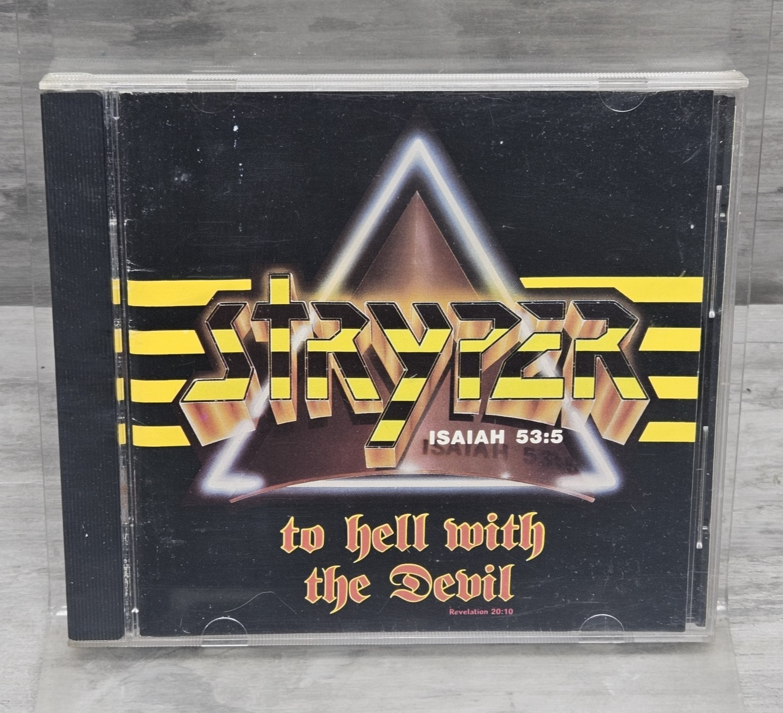 Stryper To Hell With The Devil CD 1986 Enigma Christian Glam Hair Metal Rock