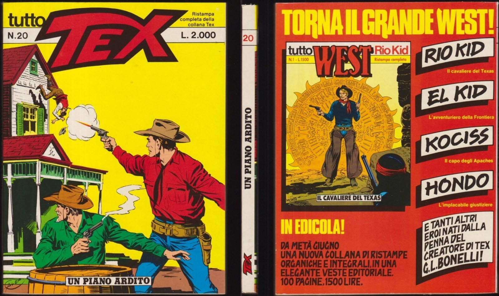 TUTTO TEX 20 UN PIANO ARDITO - LUGLIO 7/1987 "OTTIMO"