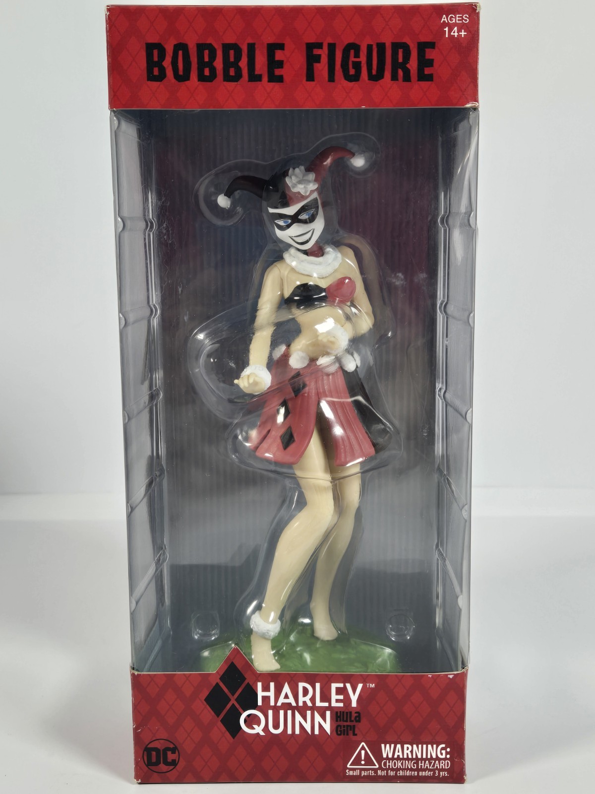 Harley Quinn Hula Girl Bobble Figure Cryptozoic DC Comics 2016 nuovo con scatola