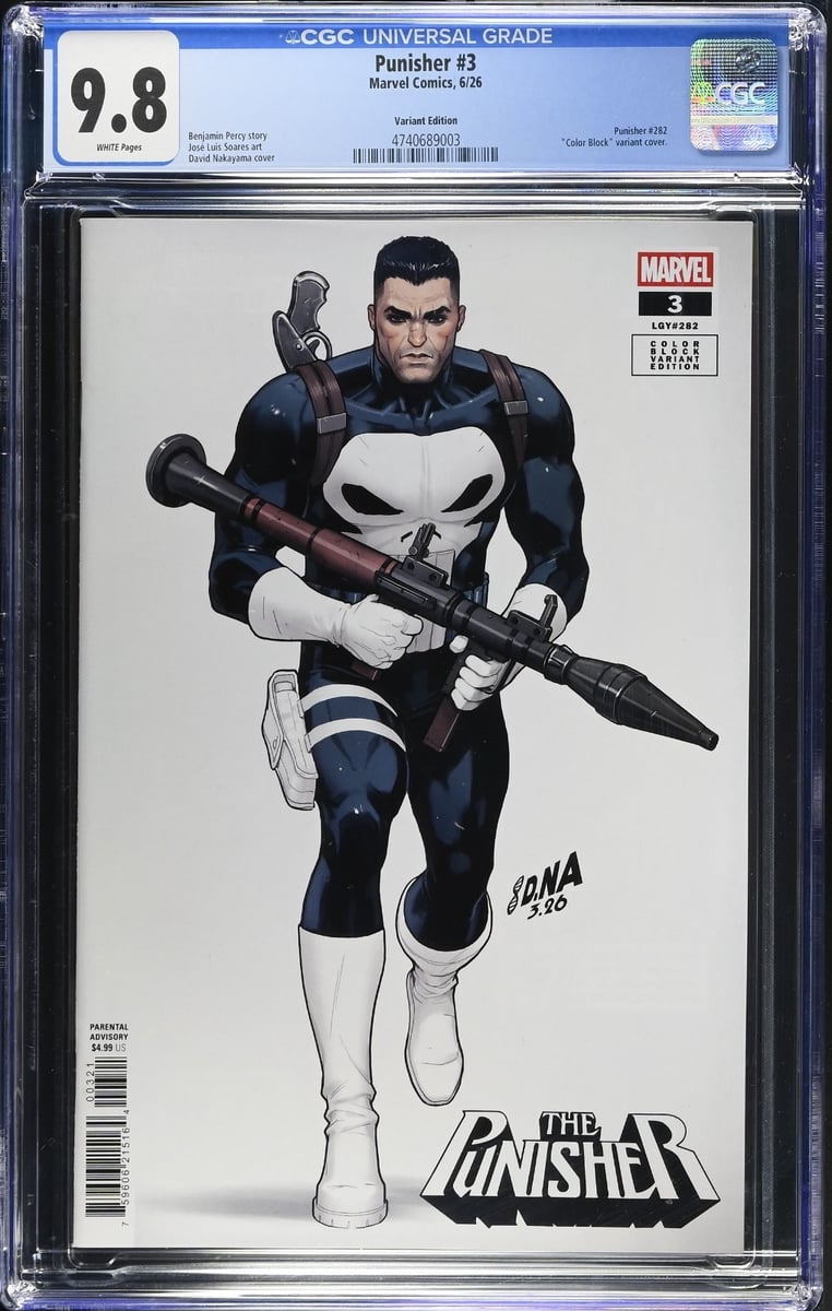 The Punisher #3 - Copertina variante David Nakayama - CGC 9.8