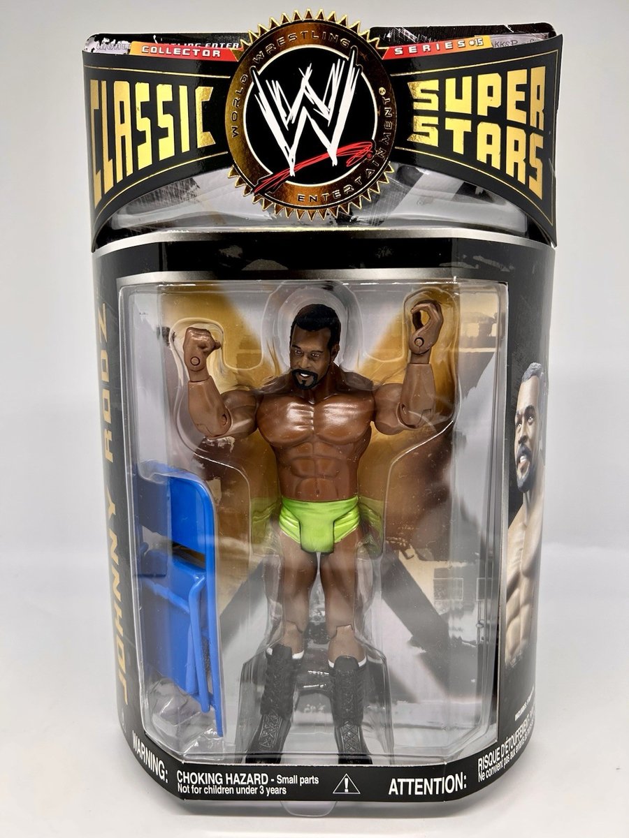 WWE Johnny Rodz Classic Superstars Series 15 JAKKS Pacific 2007 Figure and Chair