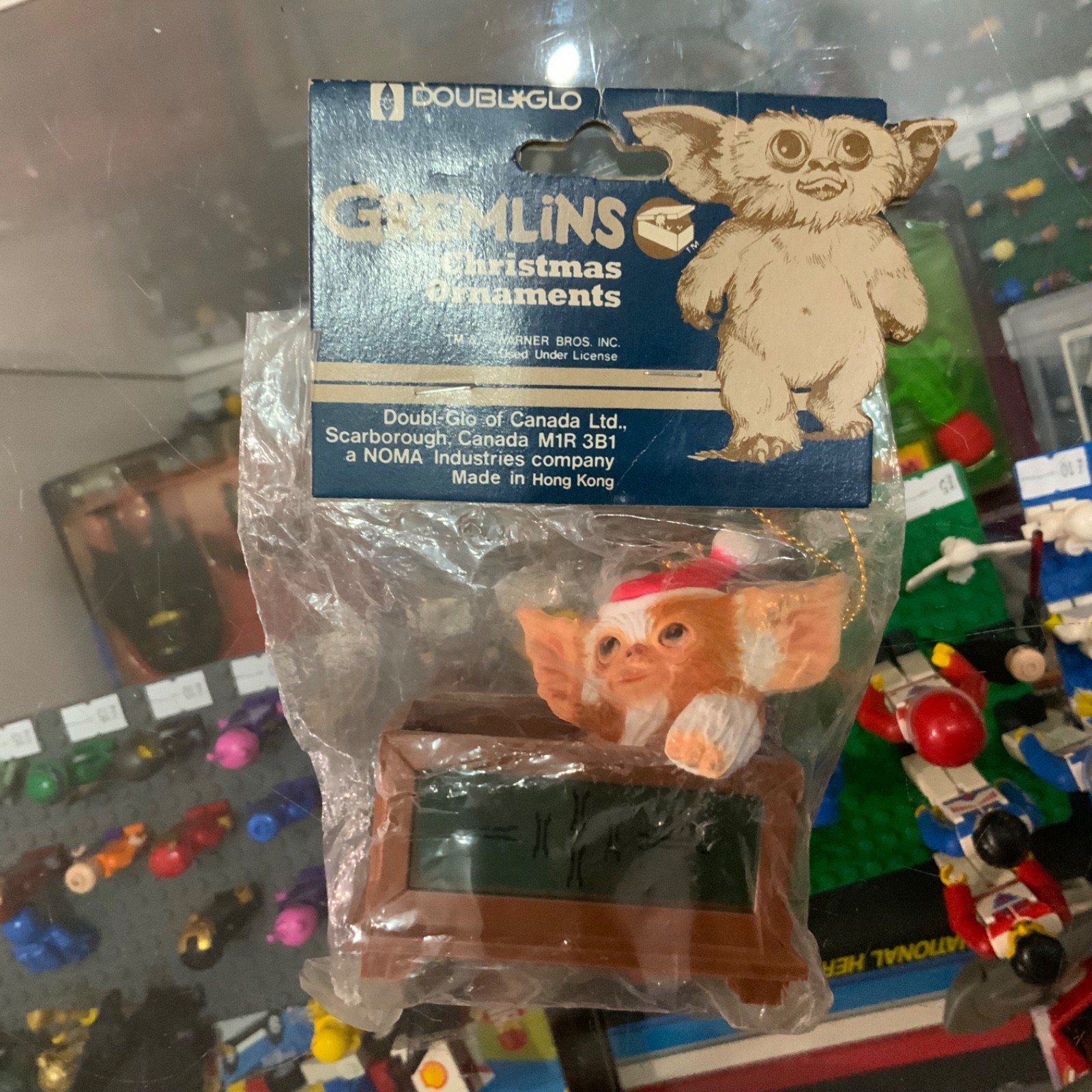 Doubl-Glo Gremlins Decorazione Natalizia Albero di Natale Vintage Nuovo Retrò Cardato