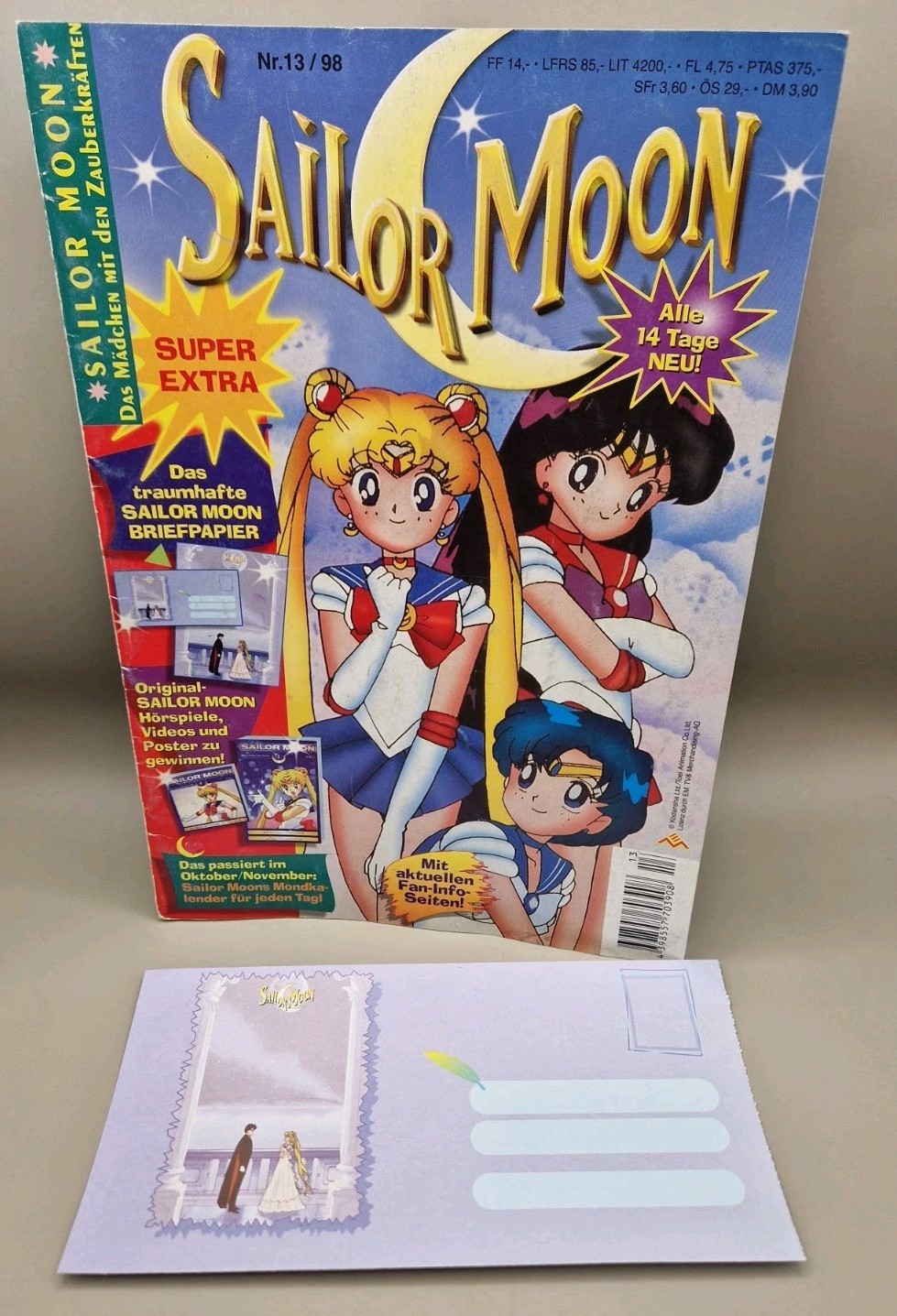 Sailor Moon n.13 1998 + busta - senza poster - fumetto manga ⚡
