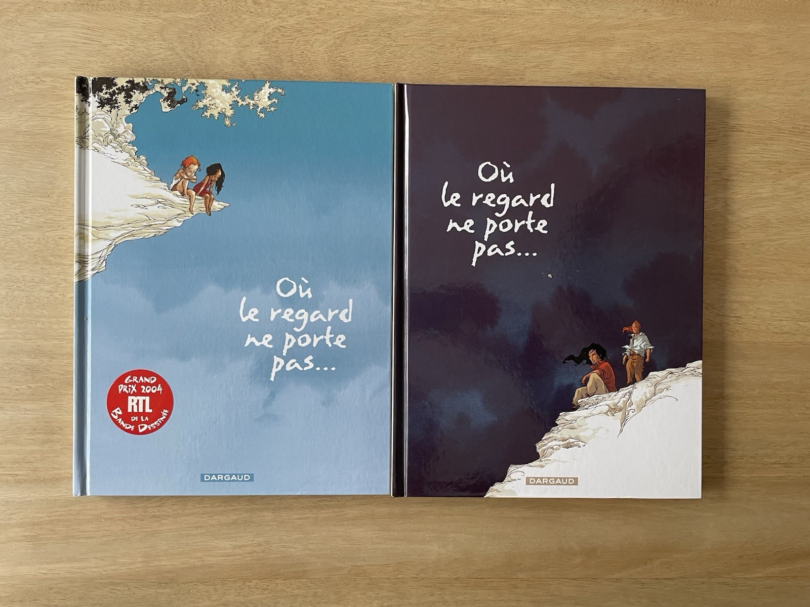 OÙ LE REGARD NE PORTE PAS LOT 2 TOMES COMPLET ABOLIN PONT DARGAUD BD