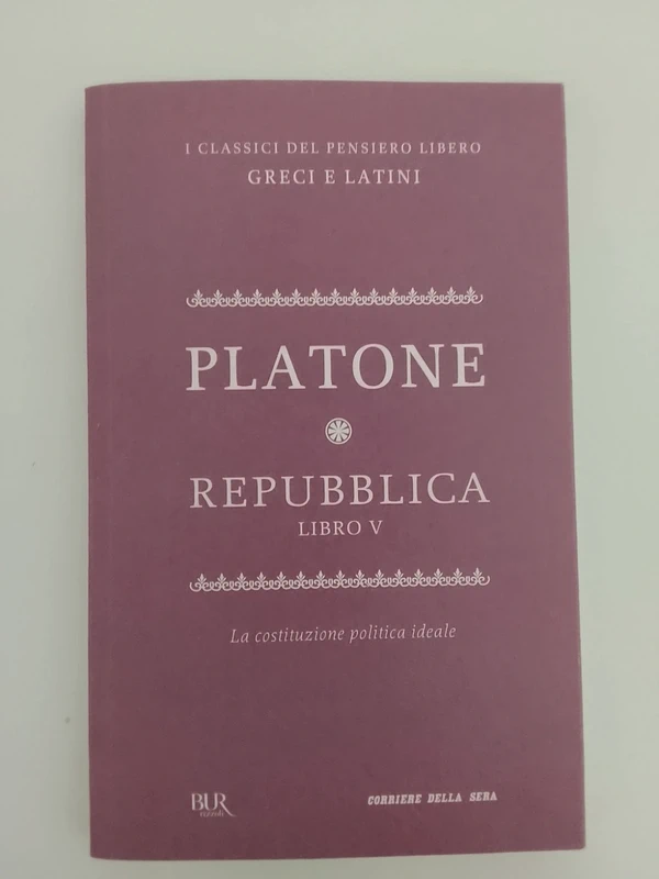 Platone – Repubblica. Libro V 📖