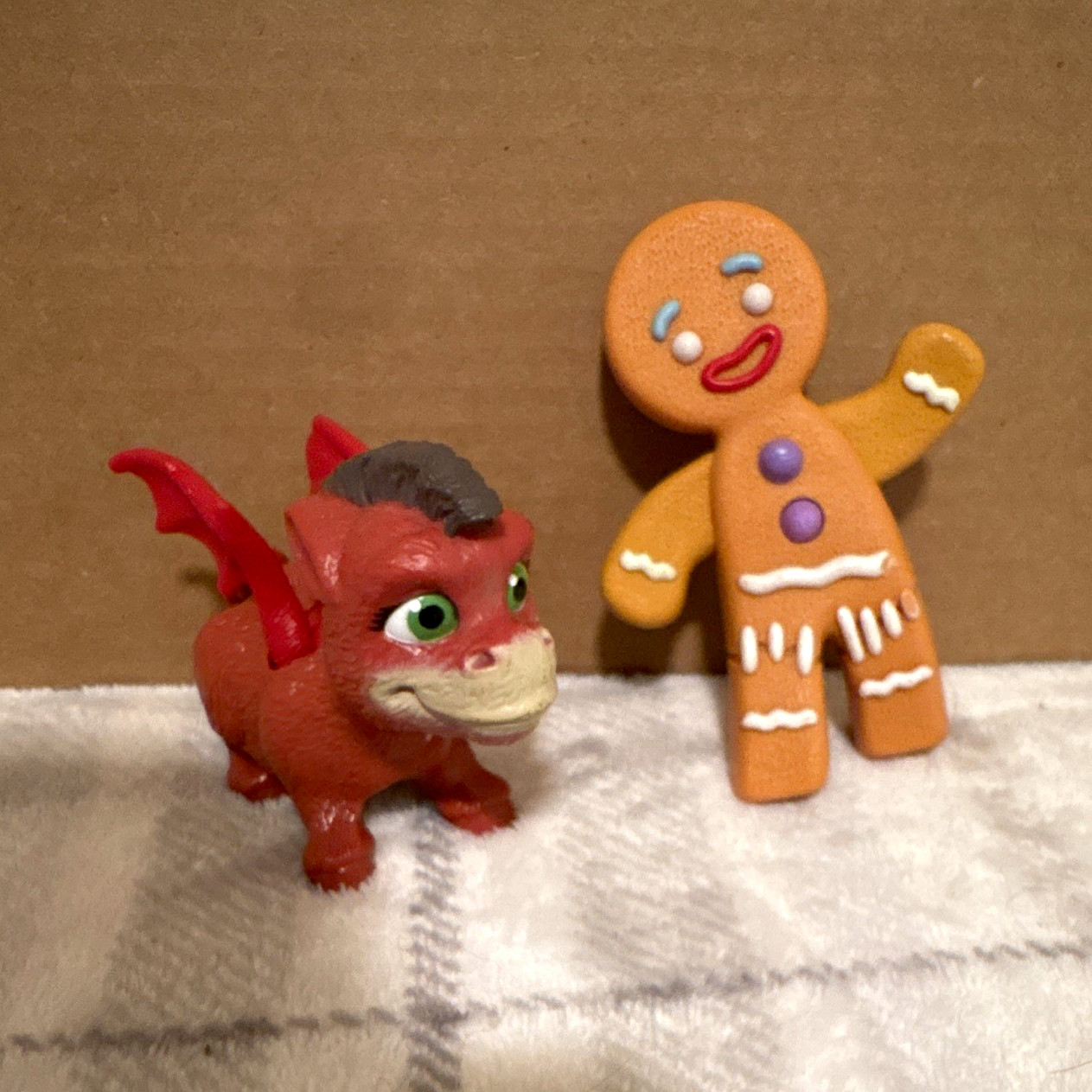 McDonalds 2007 Shrek Il Terzo Gingy Pan di Zenzero Parlante Figure Giocattolo Non Testato