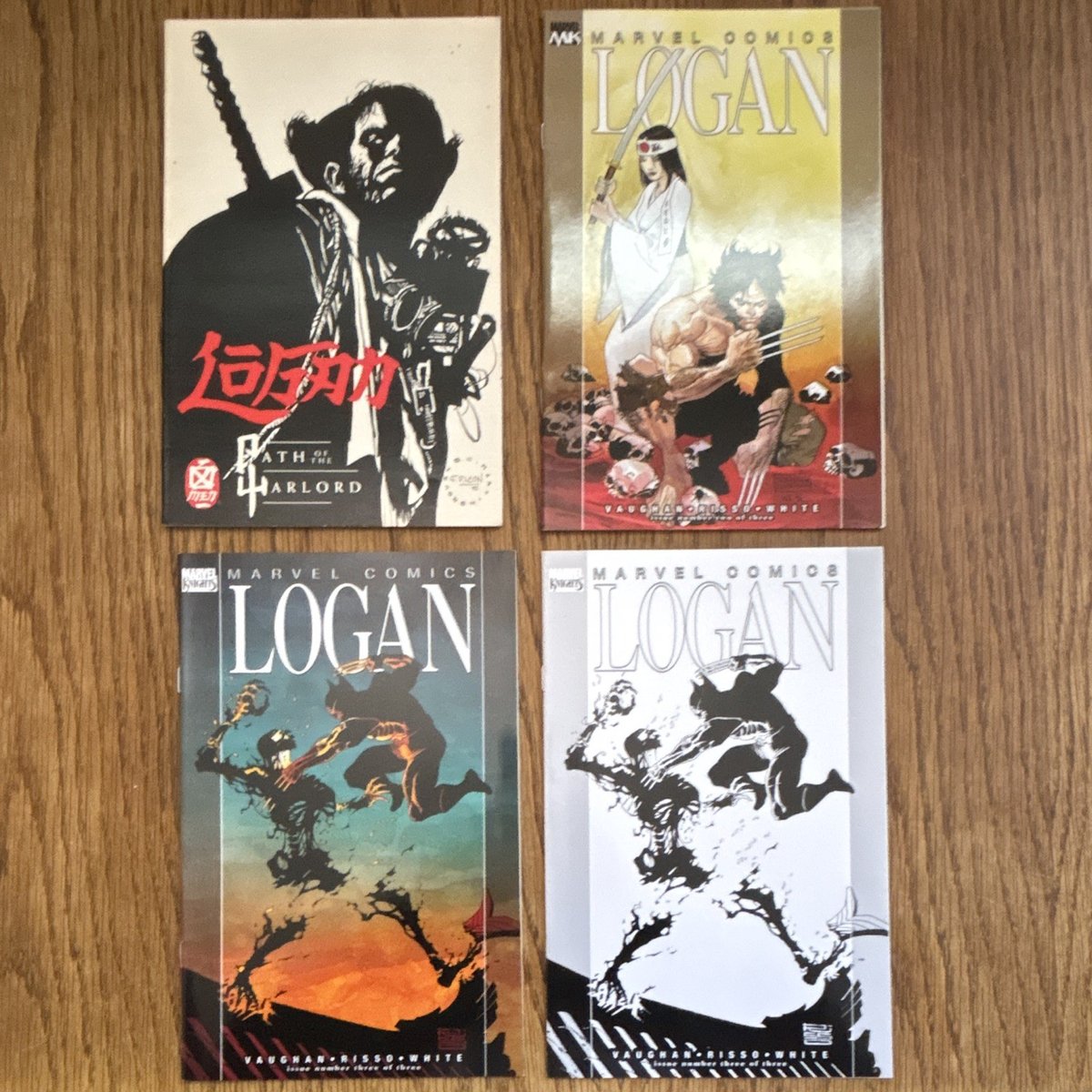 Marvel Comics Logan lot of 4