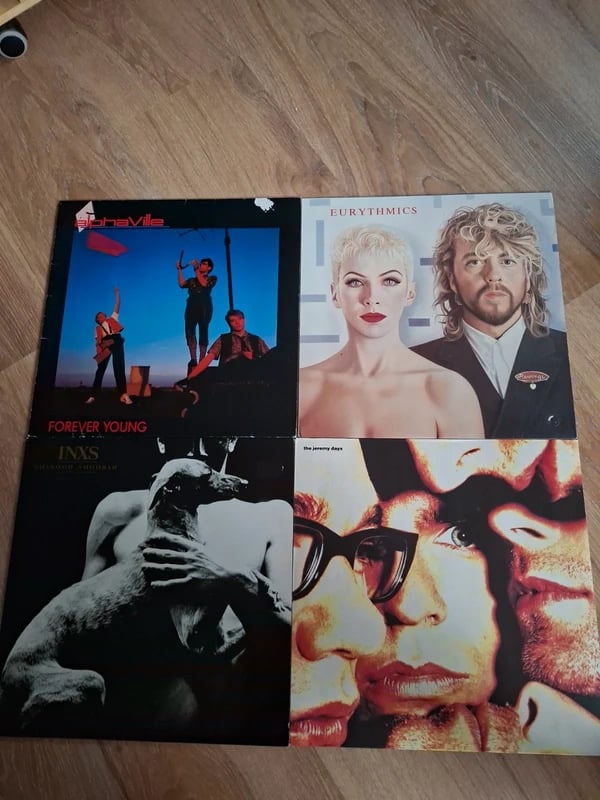 4 LPs aus den 80ern