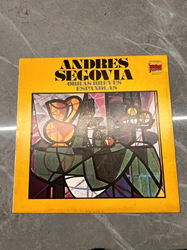 Andres segovia – obras breves Espanolas di durium s.p.a. vinile