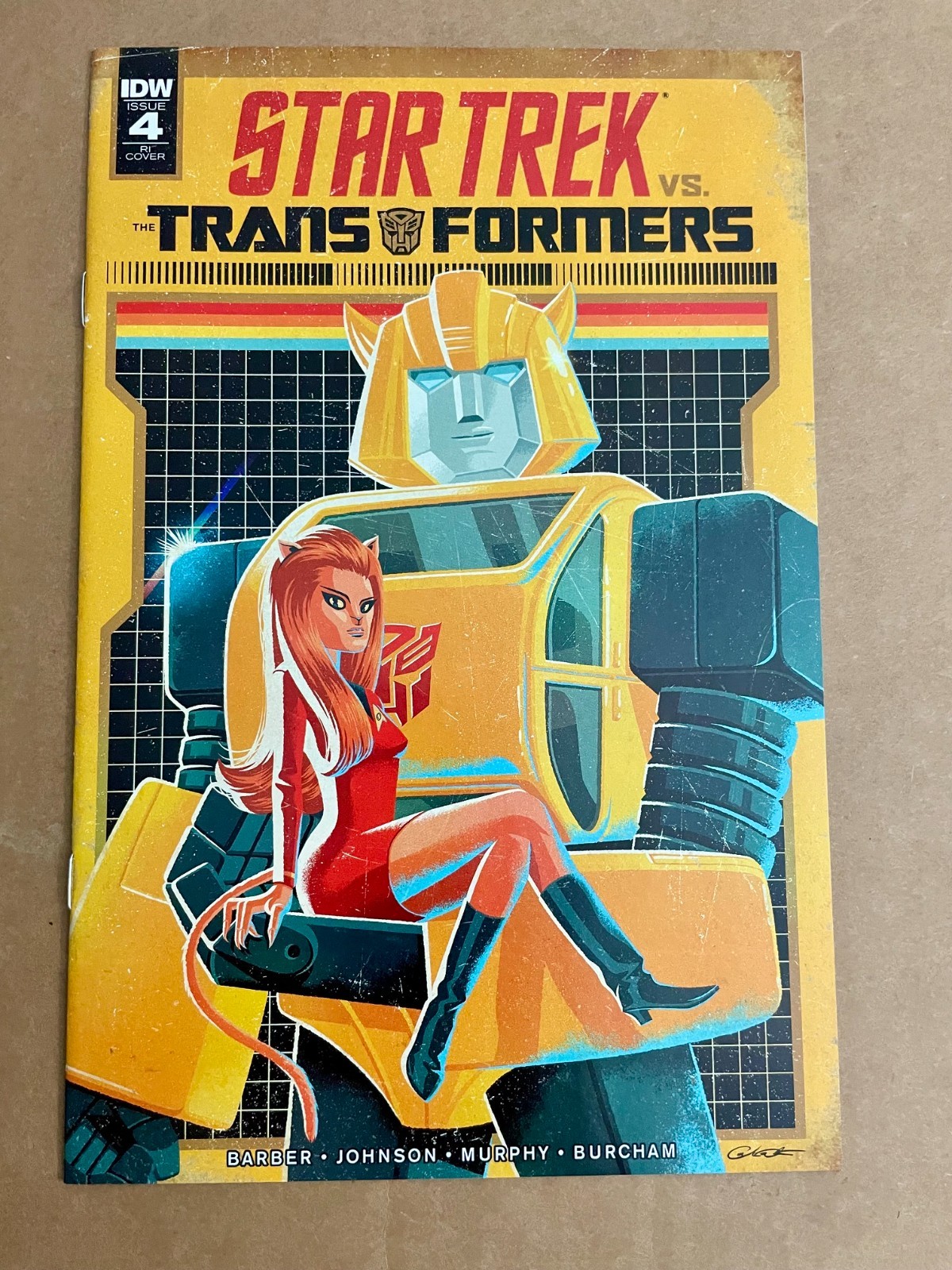 Star Trek vs Transformers #4 George Caltsoudas 1:10 variante IDW 2018 rivenditore