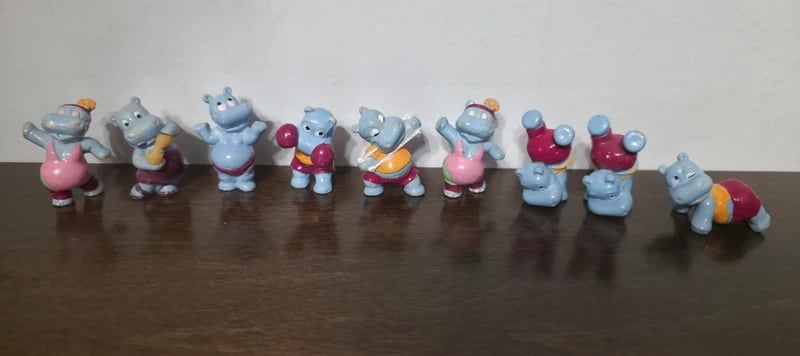 Happy Hippos Ippopotami Olimpionici Kinder 1993