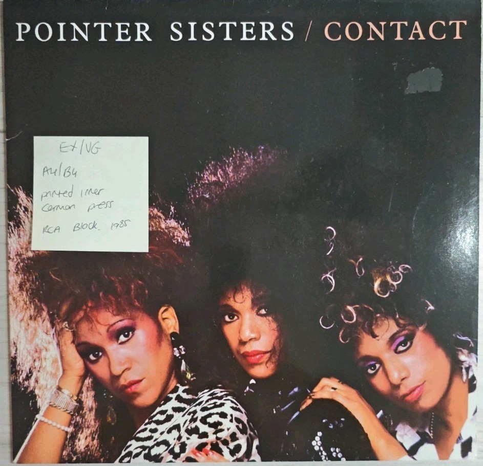 The Pointer Sisters Contact Vinyl Record EX/VG PL85487