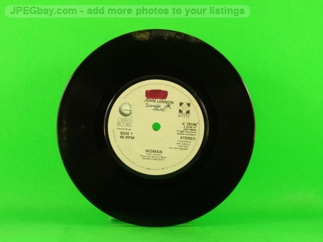 LENNON,JOHN WOMAN (PLAIN SLEEVE) (2) (137) 7" GEFFEN