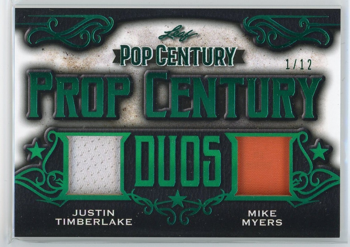 Armadio doppio 2021 Leaf Pop Century Justin Timberlake Mike Myers Duos 1/12