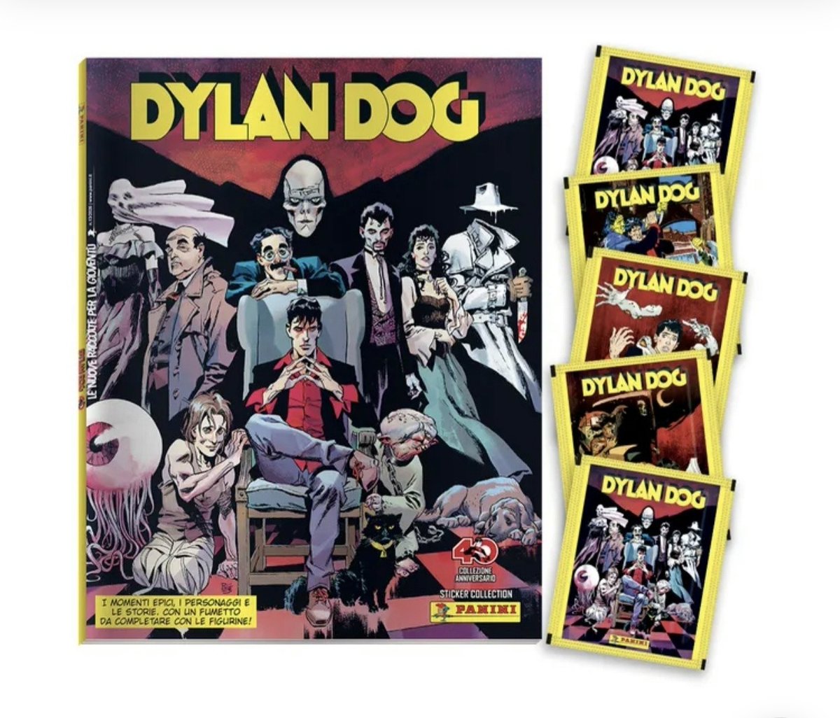 Panini Dylan Dog - Album Figurine 40° Anniversario Sticker Collection 2023