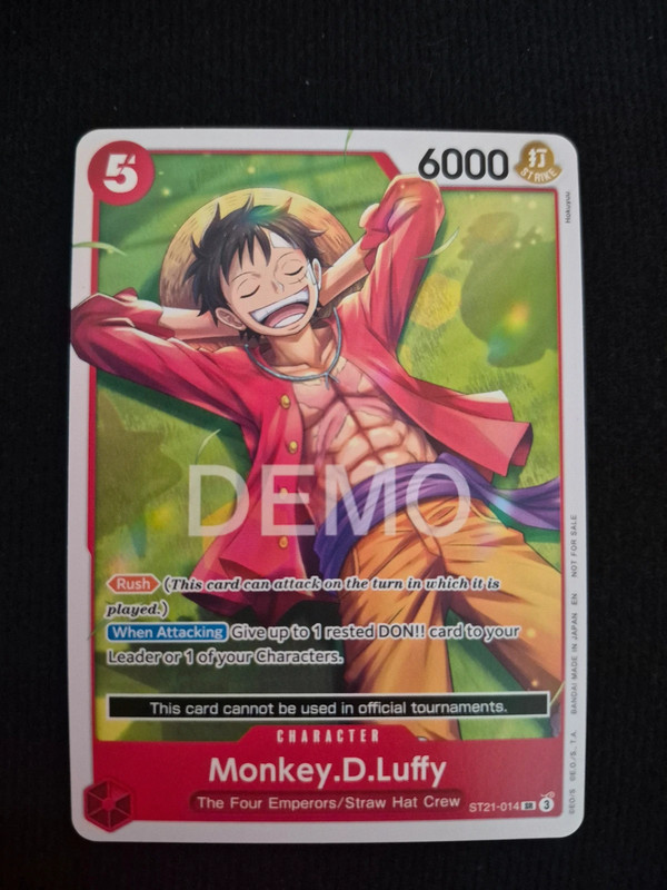 Monkey D Luffy st21-014 sr Demo