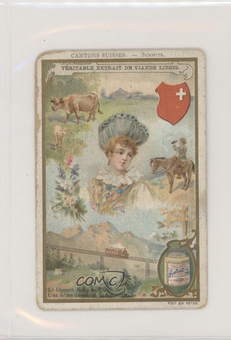 1920s Liebig Cantoni Svizzeri Sudorazione Francese z6d