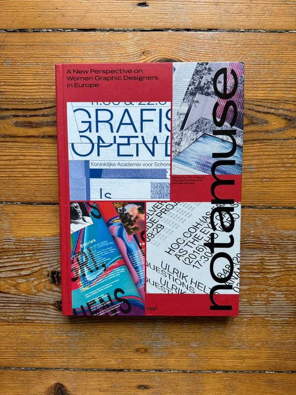 notamuse – A New Perspective on Women Graphic Designers in Europe / Grafikdesign Buch