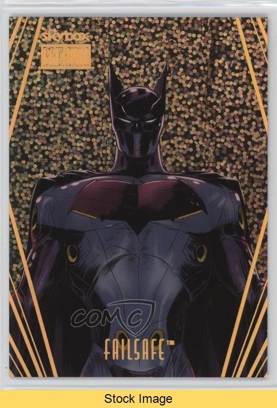 2025 Skybox Metal Universe Batman Premium Glitter Failsafe #S-45 LEGGI f6d