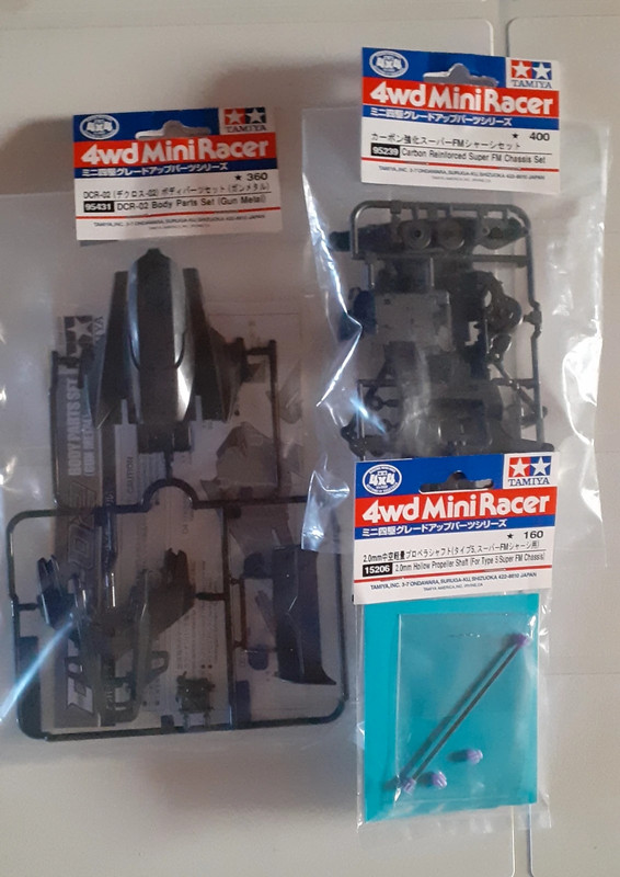 Set SFM + Dcr02 + assalino x Mini 4wd Tamiya