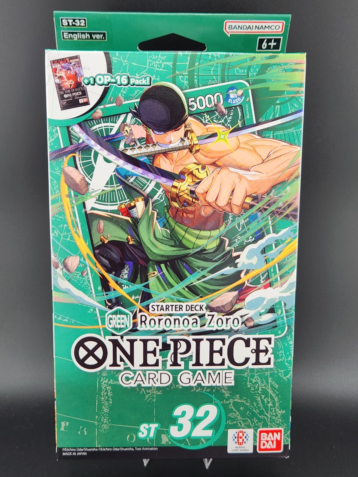 One Piece TCG - Roronoa Zoro Starter Deck ST32 Bandai Inglese Sigillato a Mano 