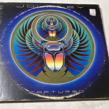 Journey Captured Columbia LP 12" Black Vinyl Record Classic Rock Live