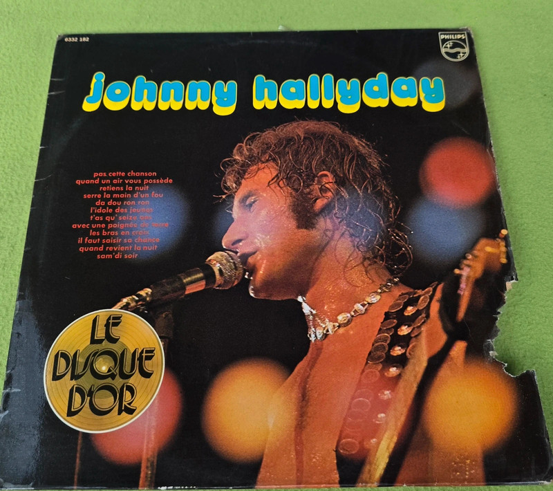 Disque Vinyle 33 tours Johnny Hallyday