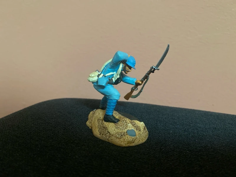Soldat de plomb Le fantassin en tenue d’assaut de l’été 1917